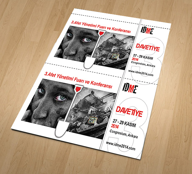 IDME Fuarı Davetiye Tasarımı