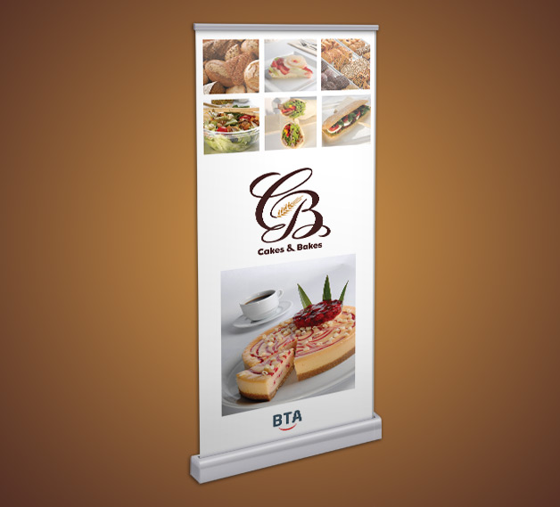 Cake & Bakes Roll-up Tasarımı